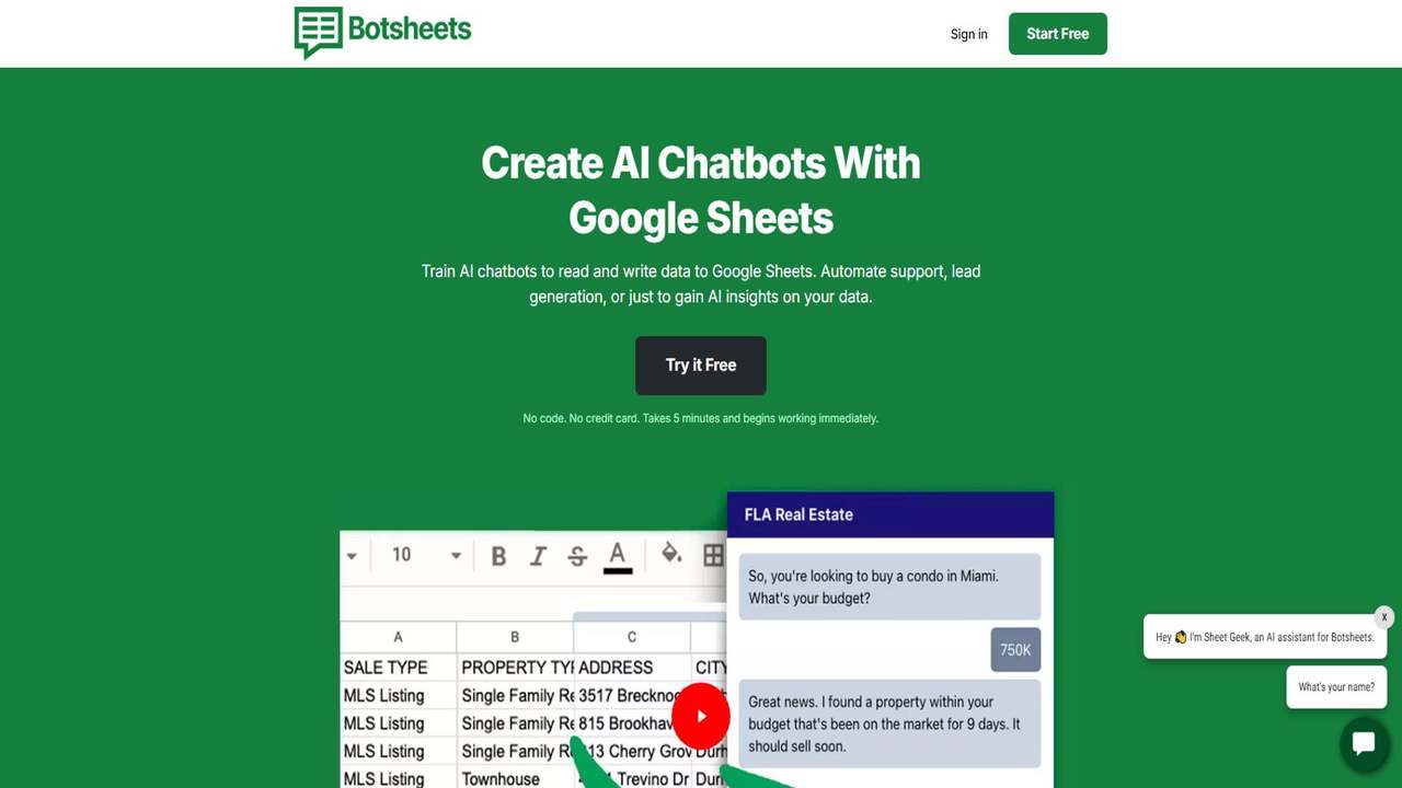 Botsheets 截图