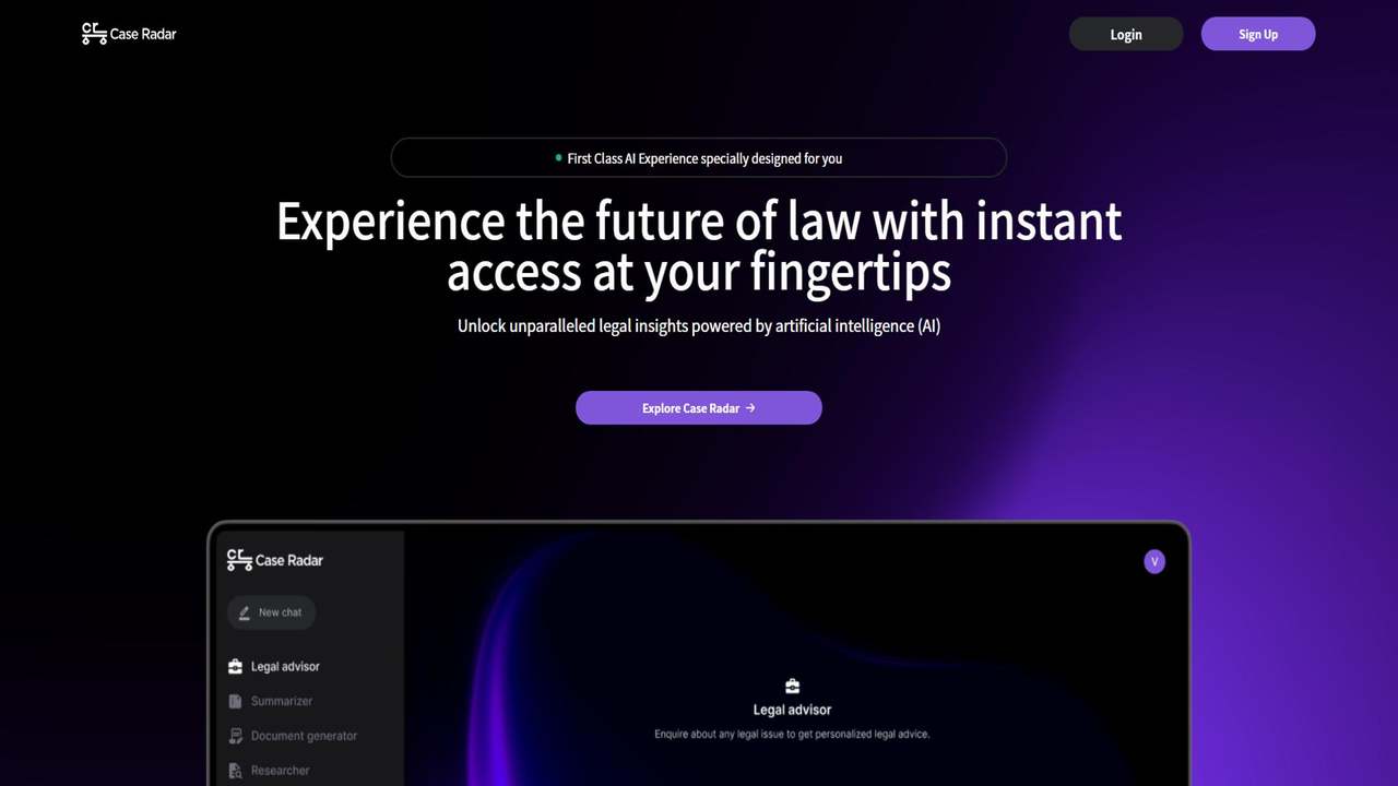 Case Radar 截图