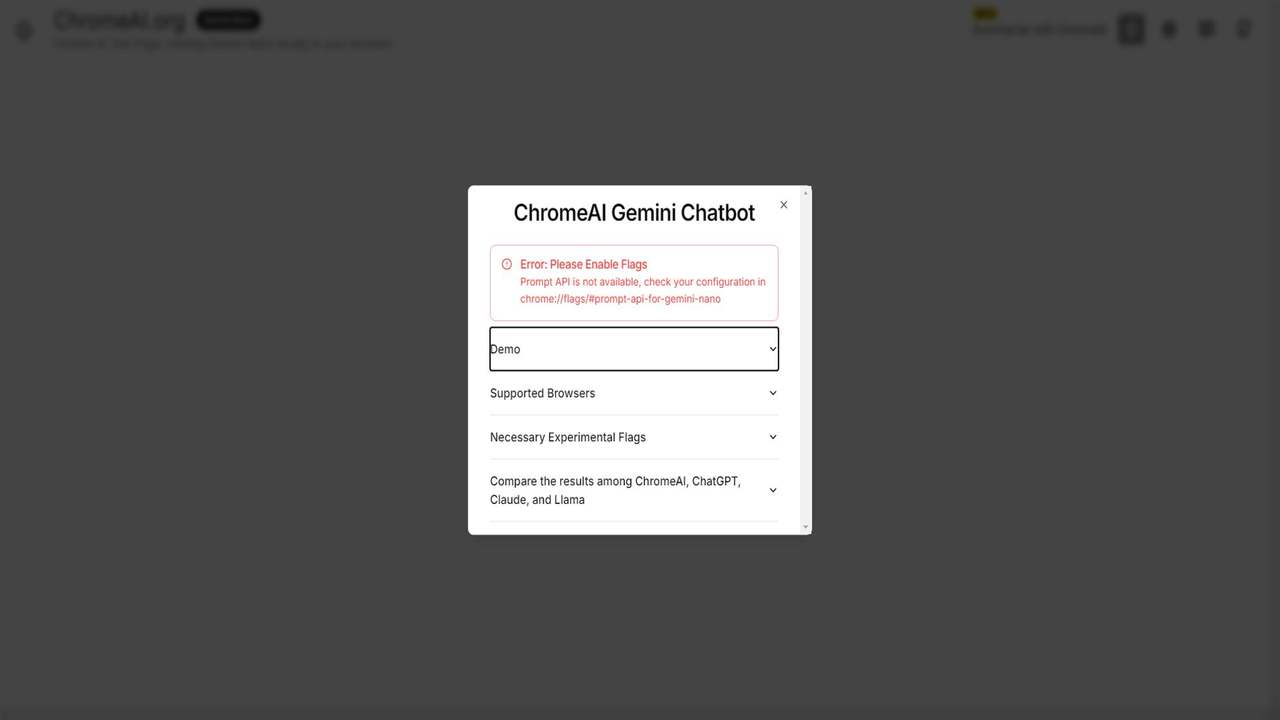 ChromeAI 截图