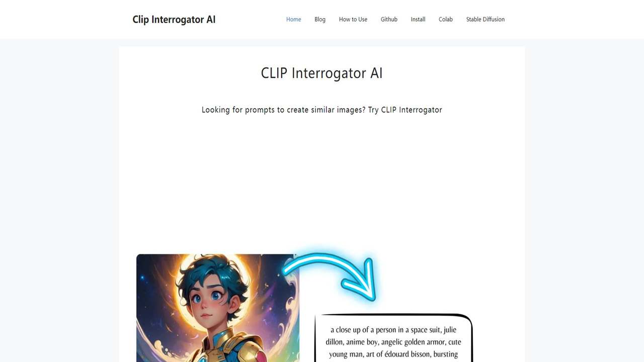 CLIP Interrogator 截图