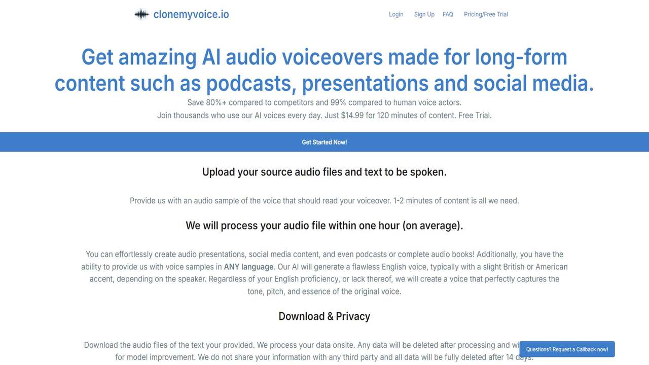 CloneMyVoice 截图