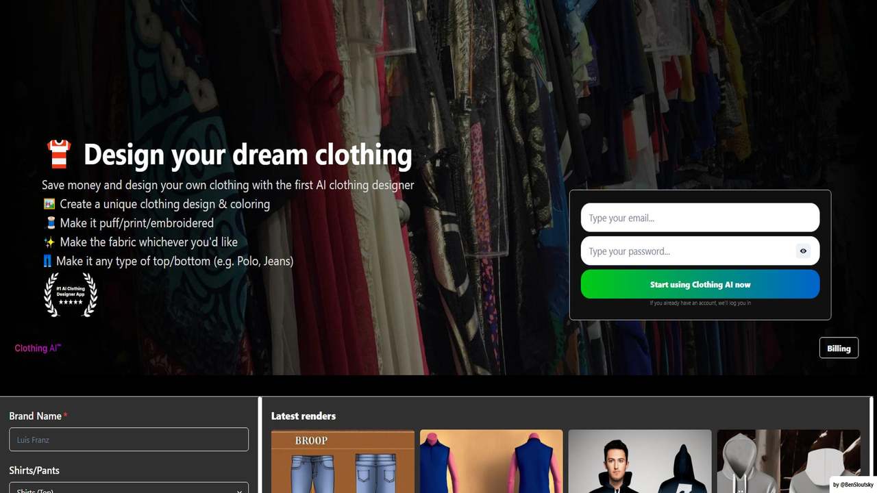Clothing AI 截图
