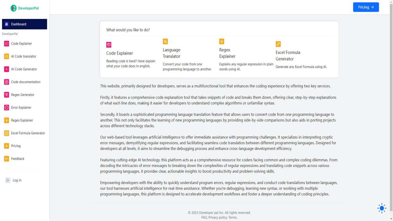 DeveloperPal 截图