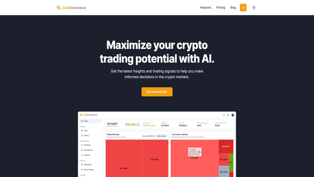 CoinScreener.ai 截图