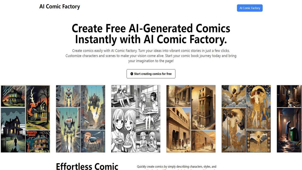 AI Comic Factory 截图