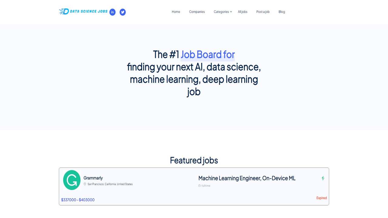 DataScienceJobs.com 截图