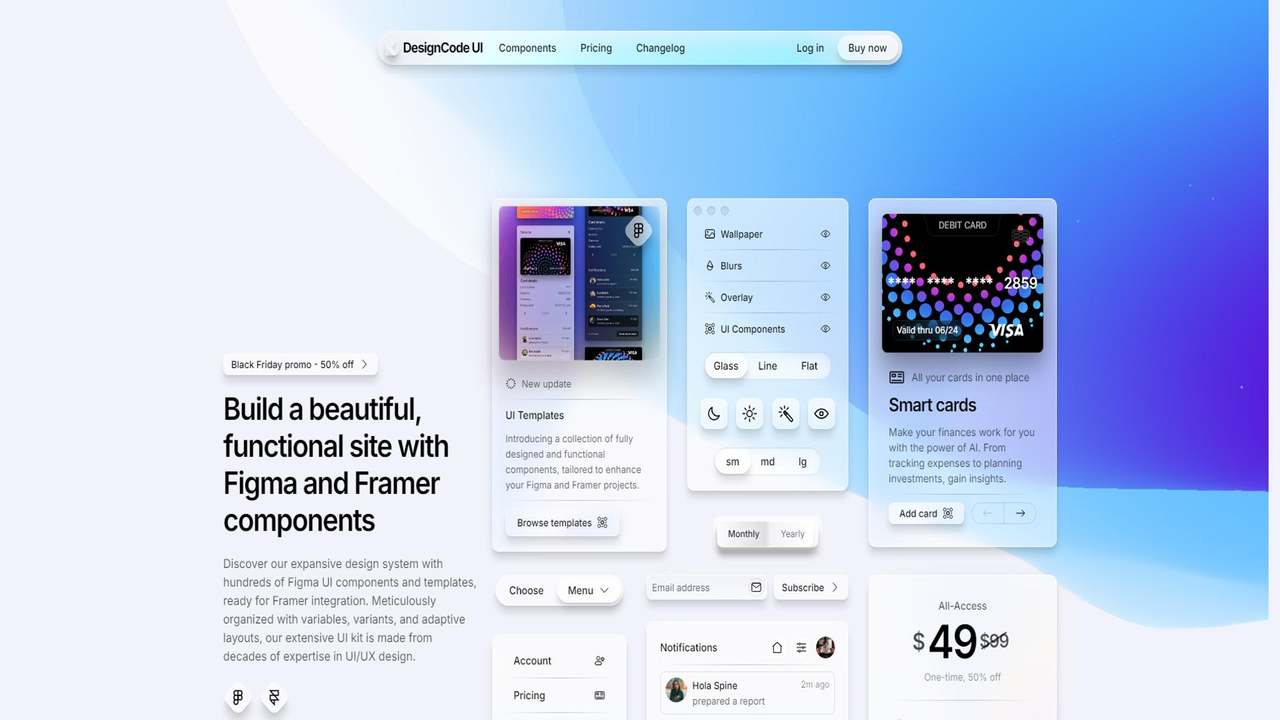 DesignCode UI 截图