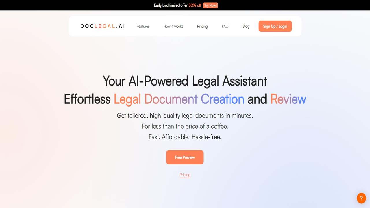 DocLegal.AI 截图