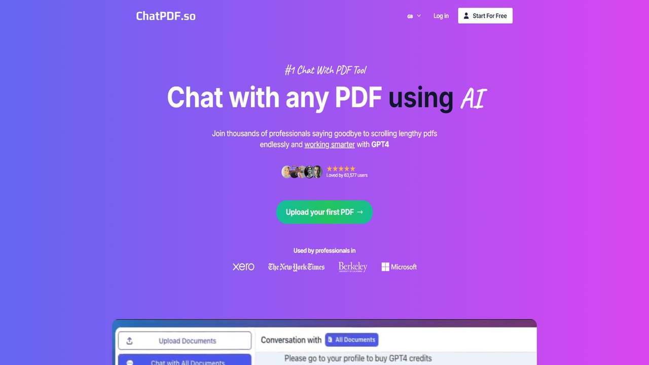 ChatPDF 截图