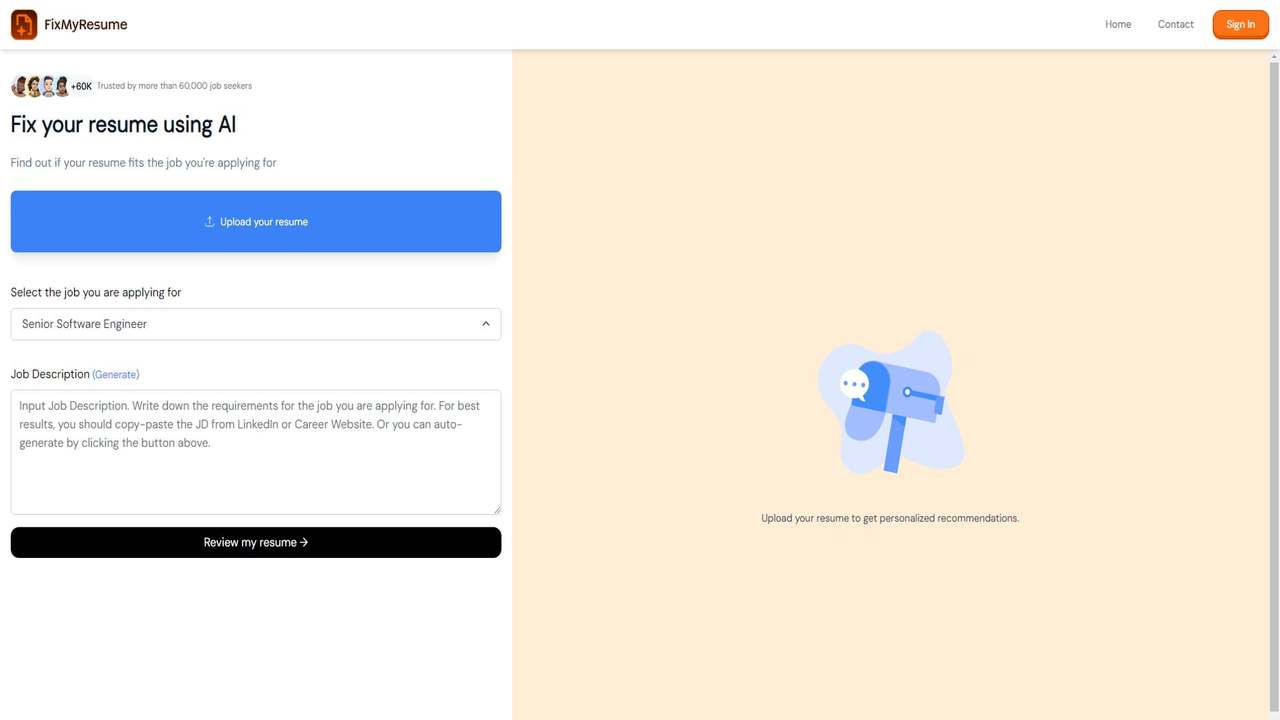 Fix My Resume 截图