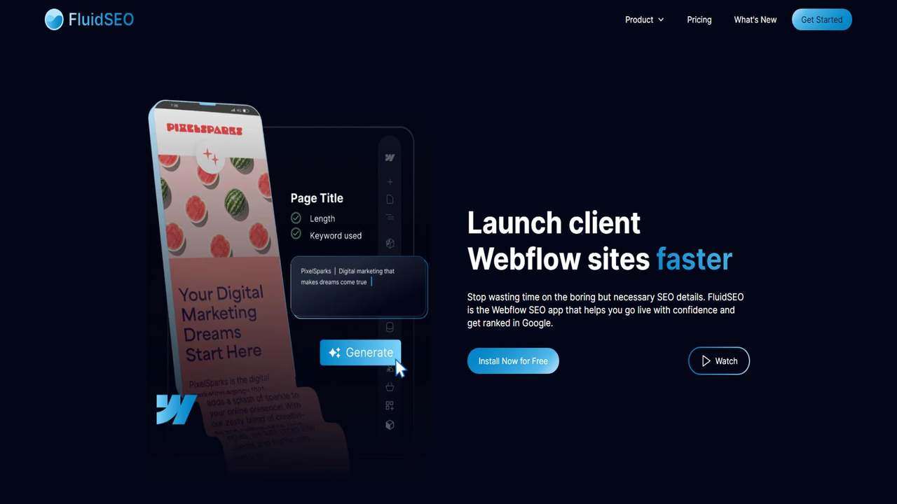 FluidSEO 截图