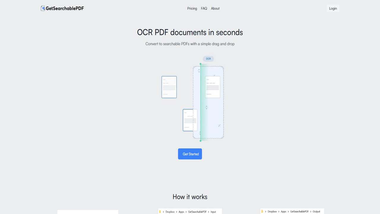 GetSearchablePDF 截图
