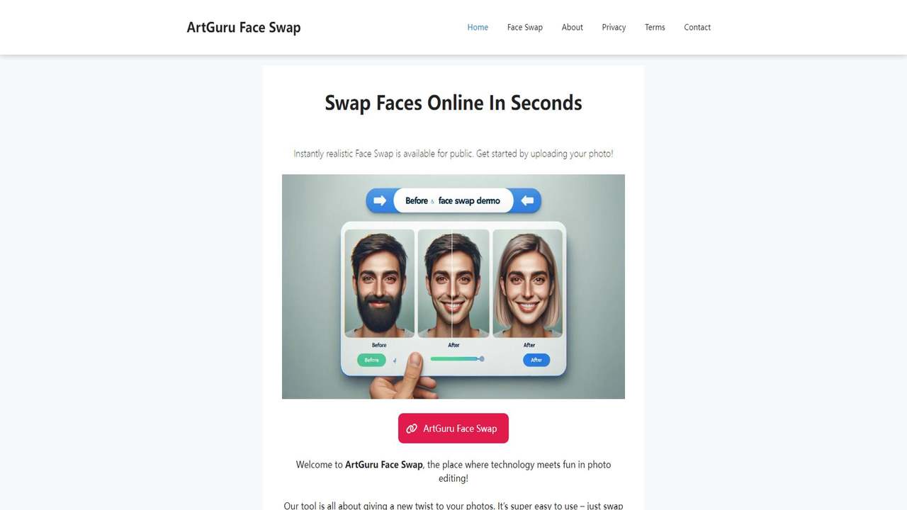 ArtGuru Face Swap 截图