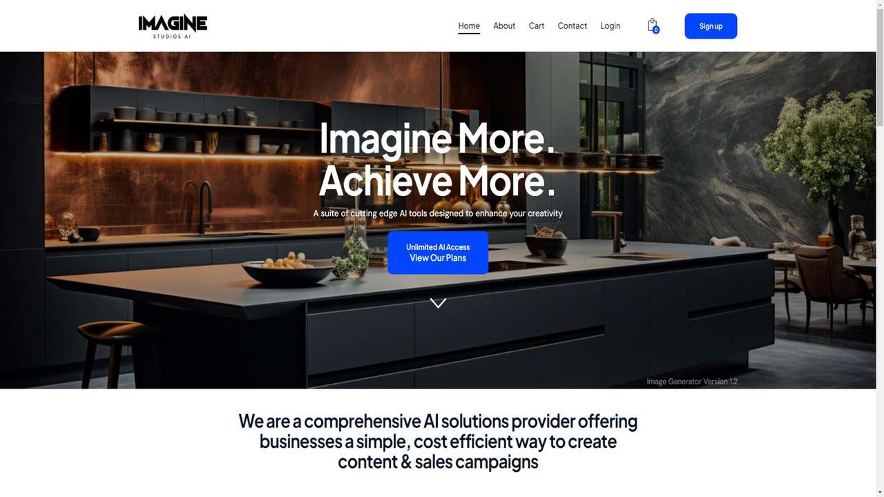 Imagine Studios AI 截图