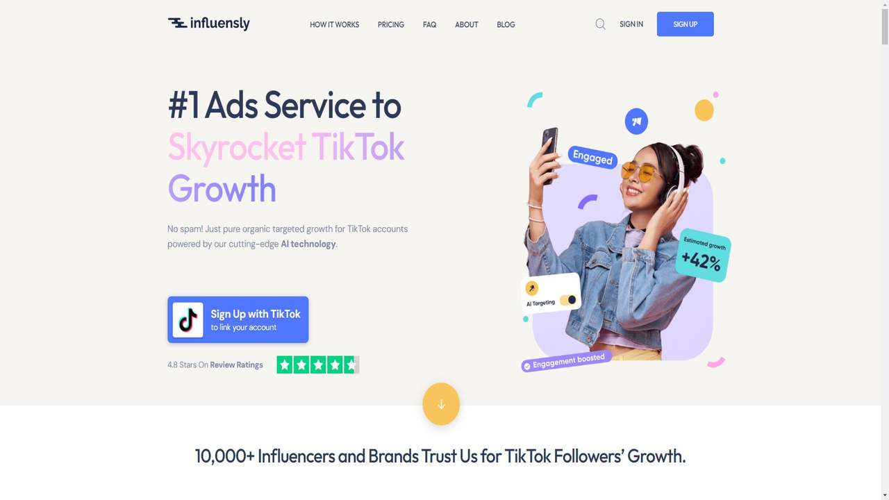 Influensly 截图