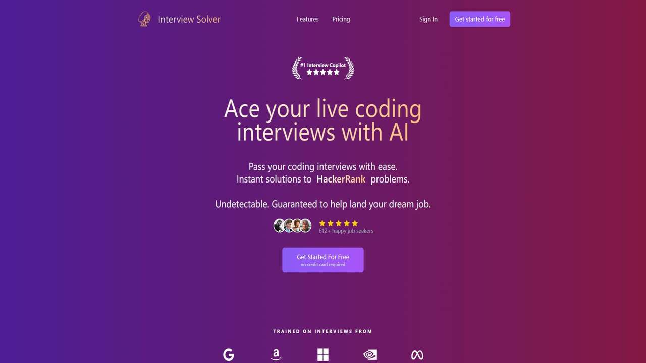 Interview Solver 截图