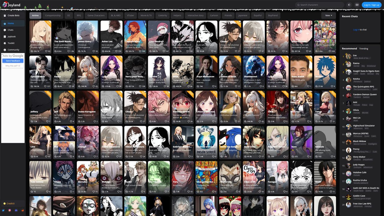 Joyland AI 截图