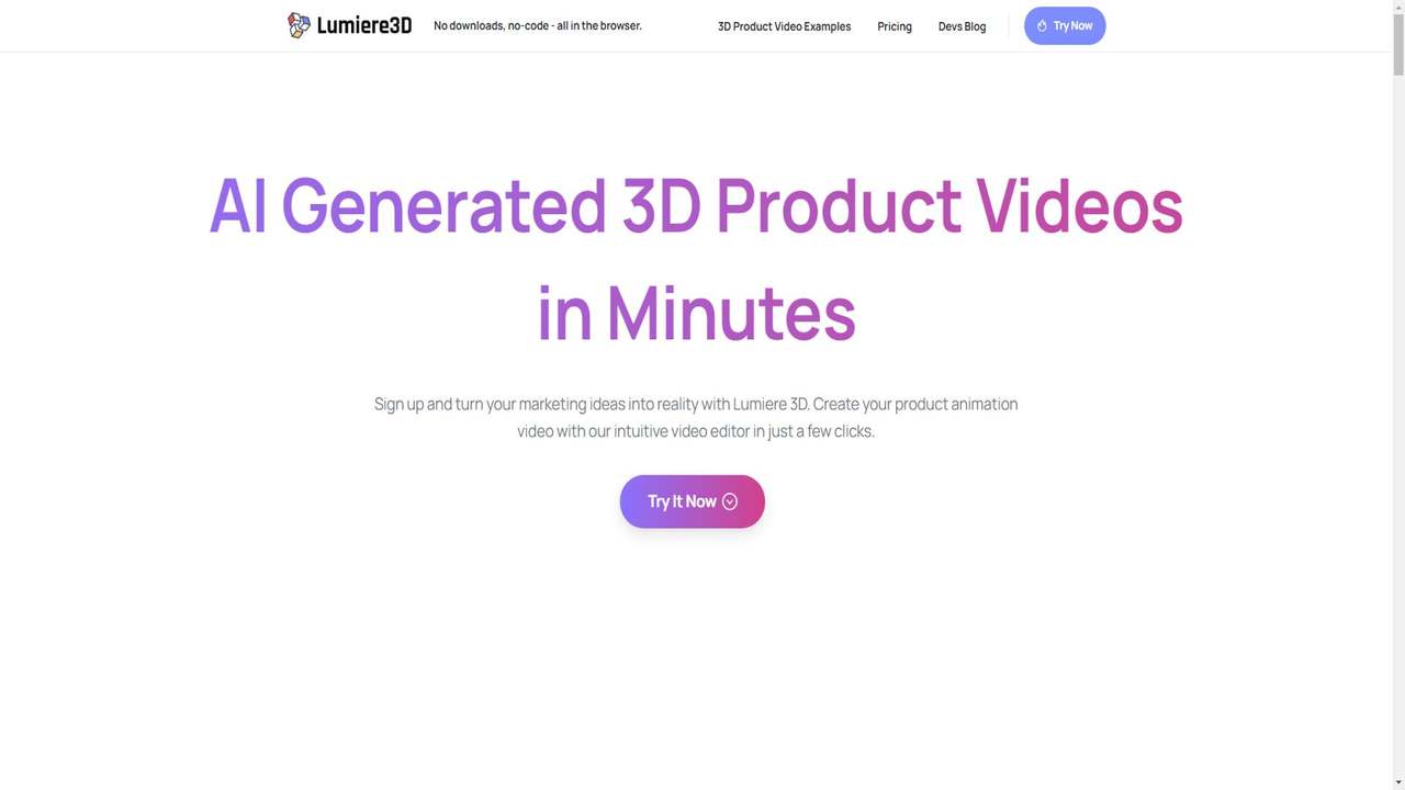 Lumiere 3D 截图