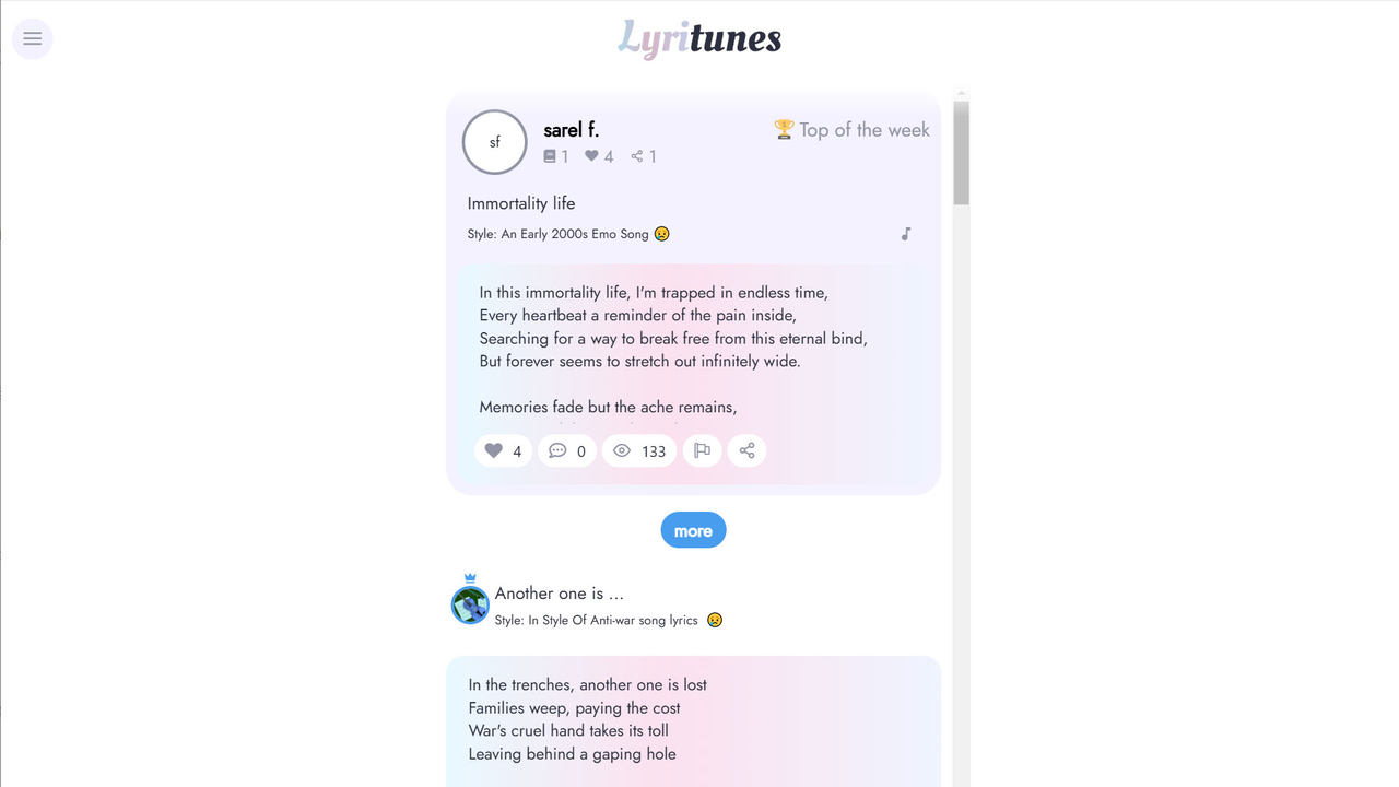 Lyritunes 截图