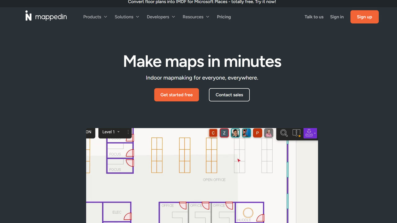 Mappedin 截图