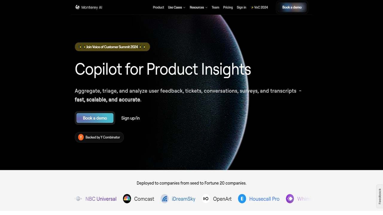蒙特雷（现为Reforge Insight Analytics） 截图