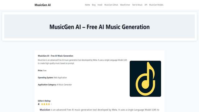 MusicGen AI