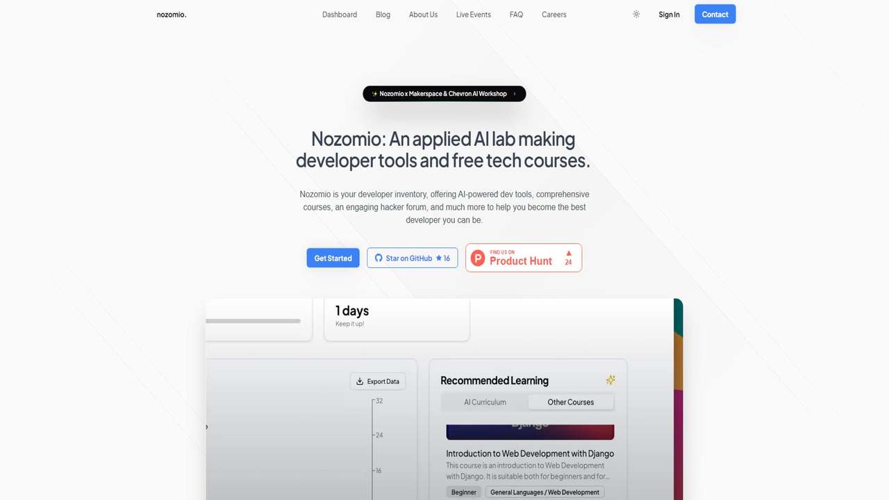 Nozomio Labs 截图