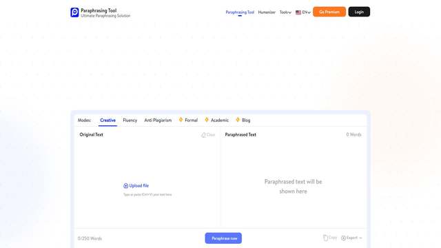 AI Paraphrasing Tool