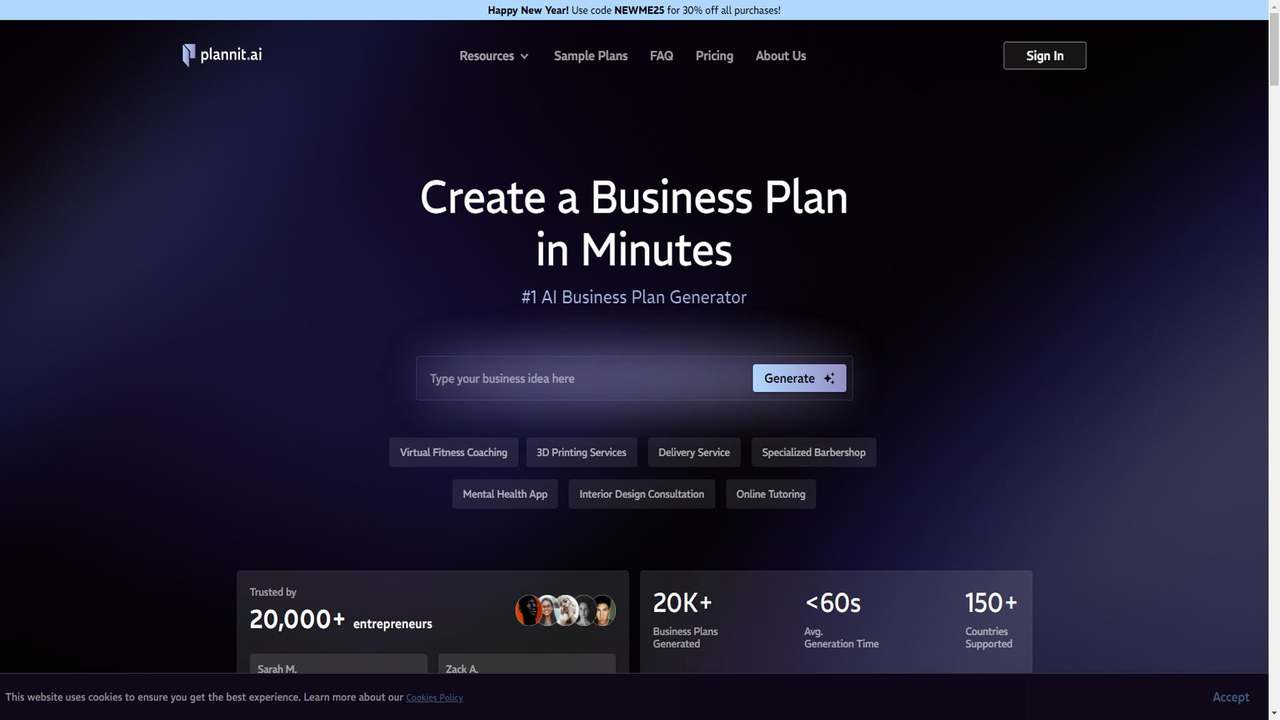 Plannit AI 截图