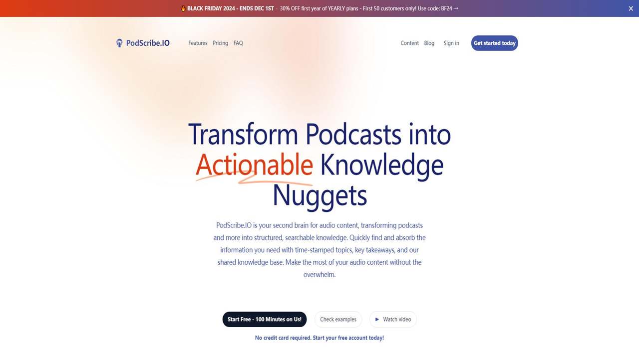 Podscribe 截图