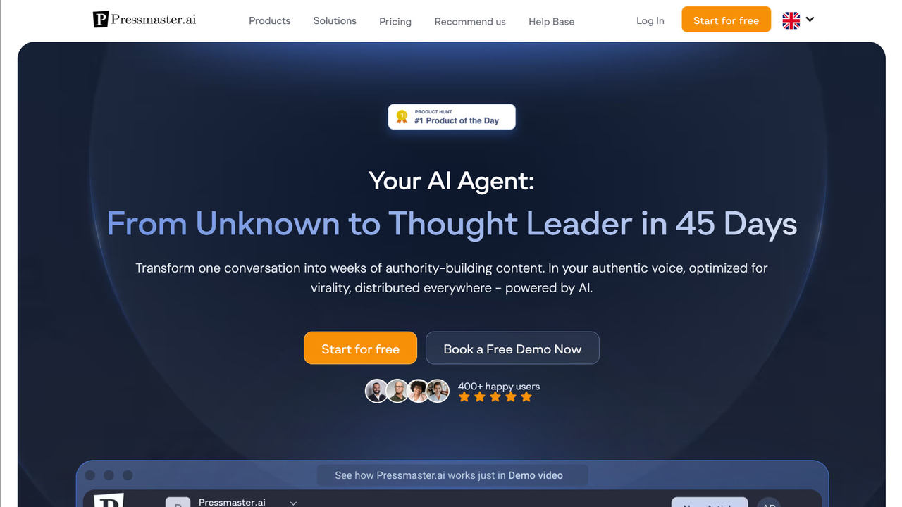 Pressmaster.ai 截图