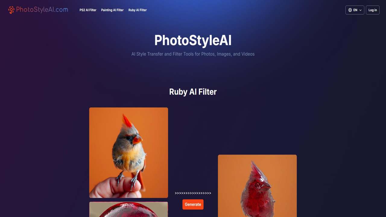 PhotoStyleAI 截图