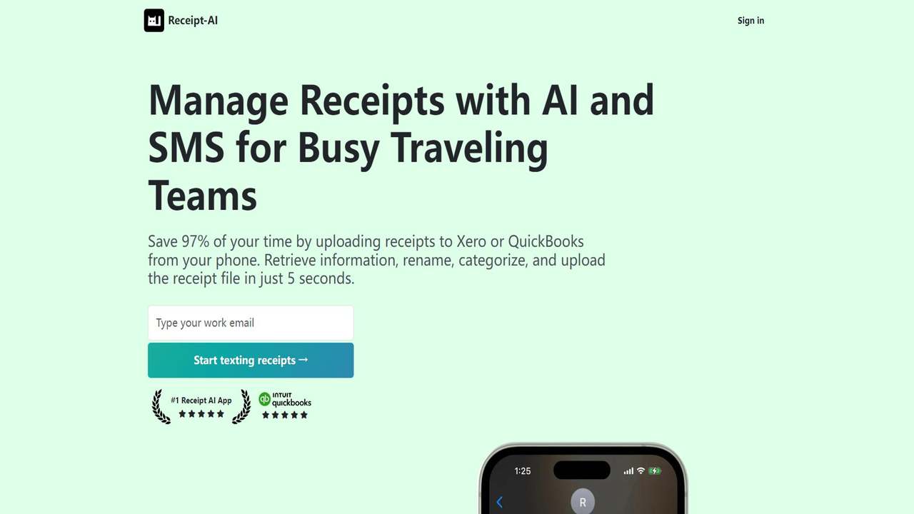 Receipt AI 截图