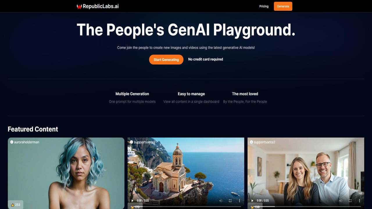 RepublicLabs.ai 截图