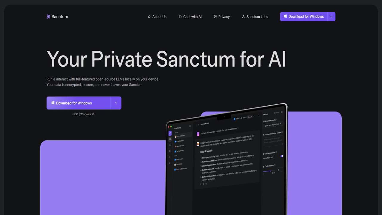 Sanctum 截图