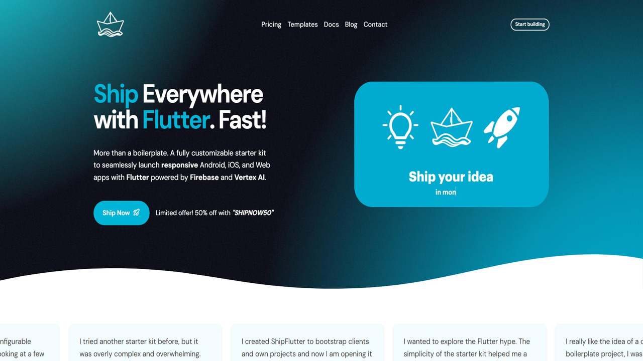 ShipFlutter 截图
