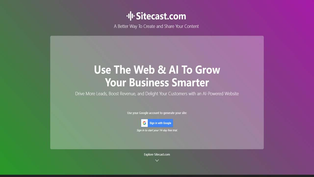 Sitecast 截图