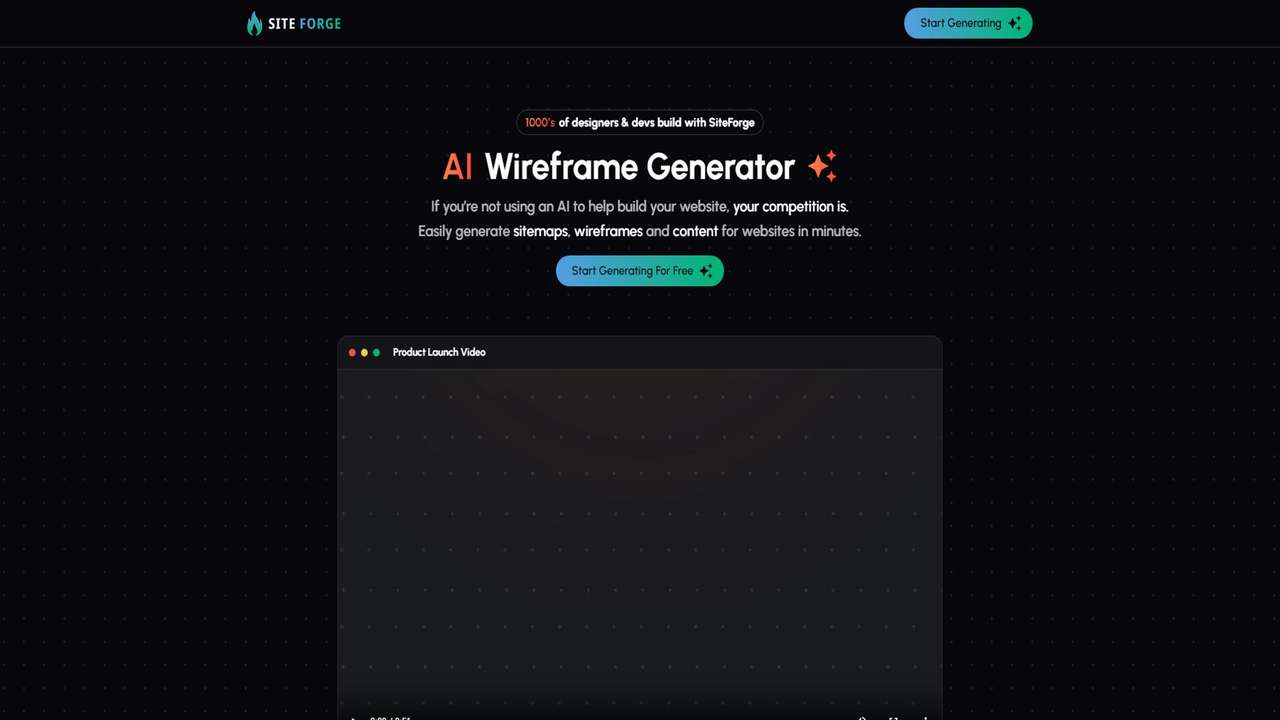 SiteForge 截图