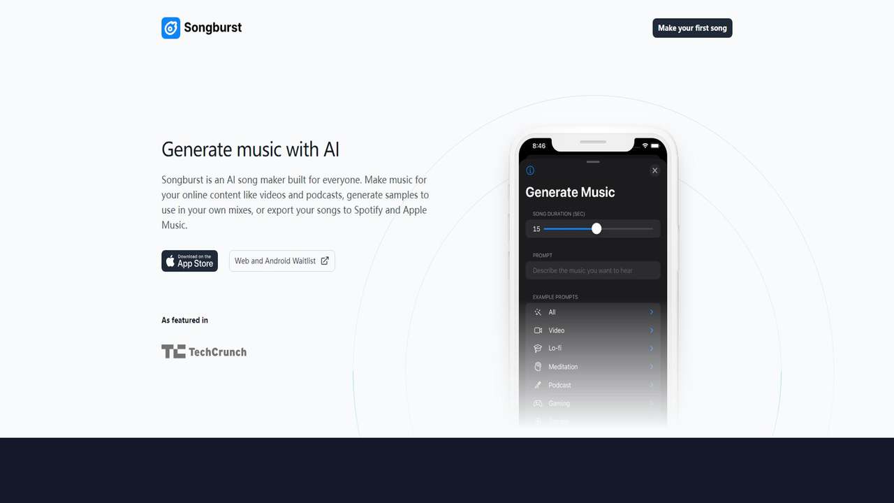 Songburst 截图
