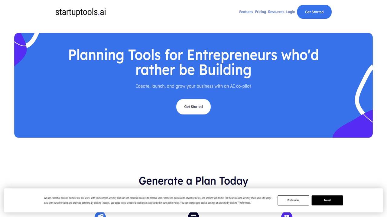Startup Tools AI 截图