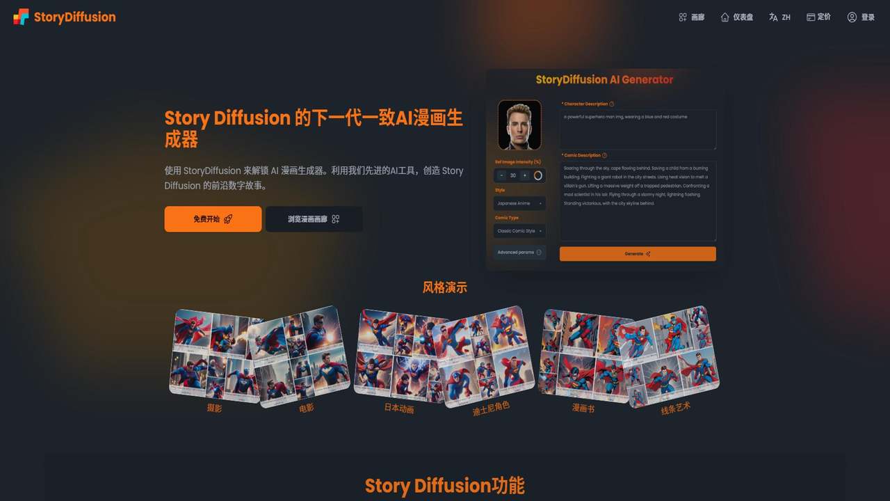 StoryDiffusion 截图