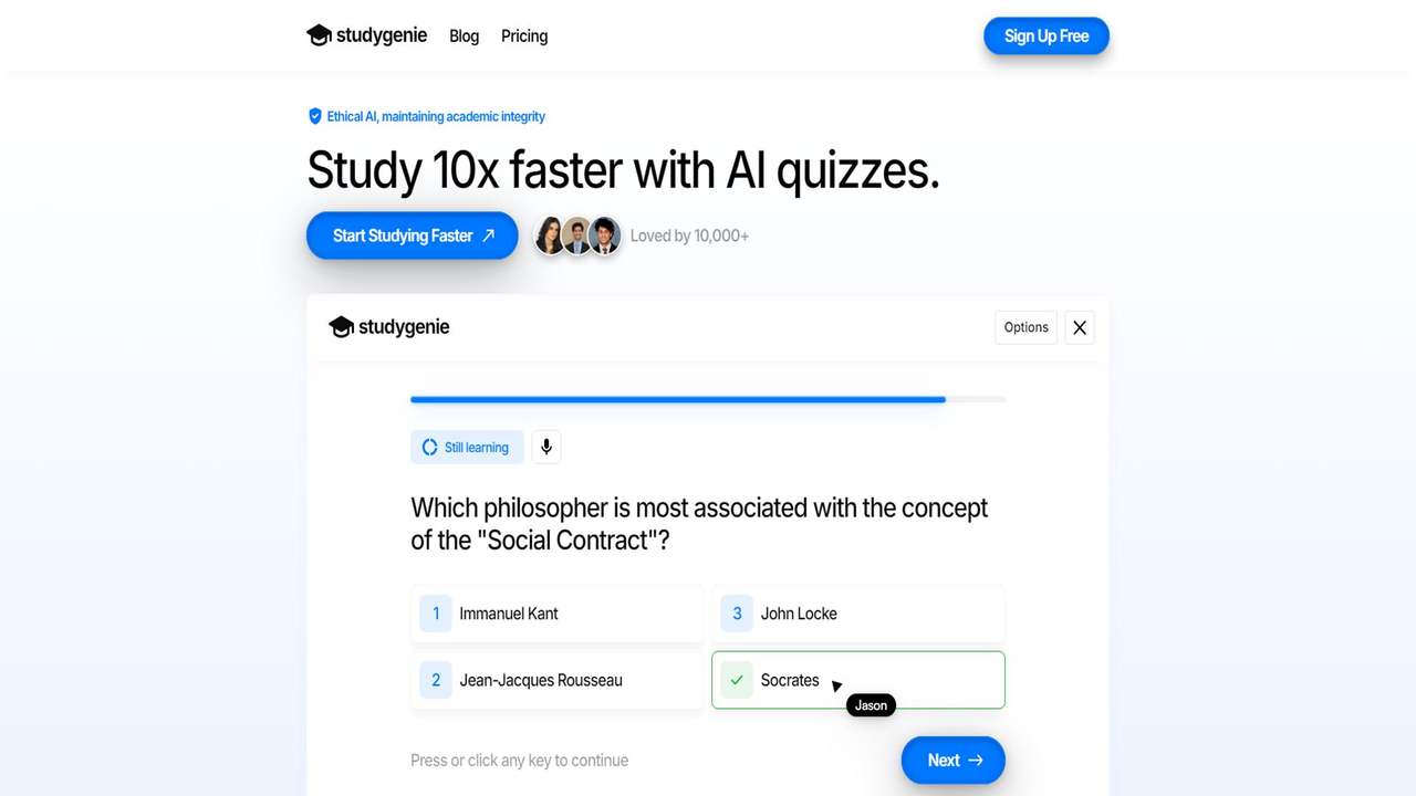 studygenie 截图