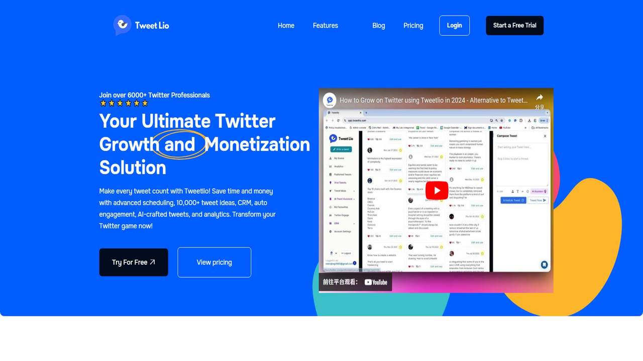 Tweetlio 截图