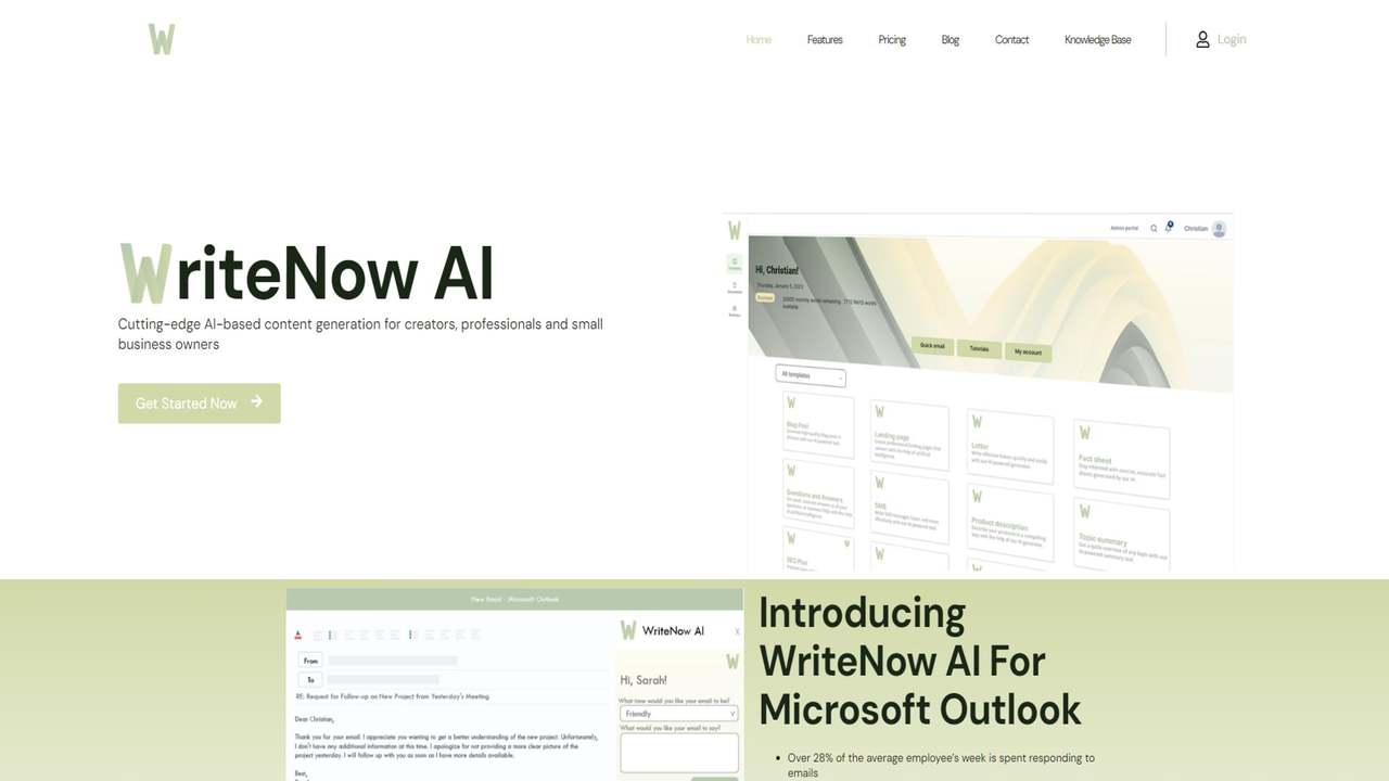WriteNow AI 截图