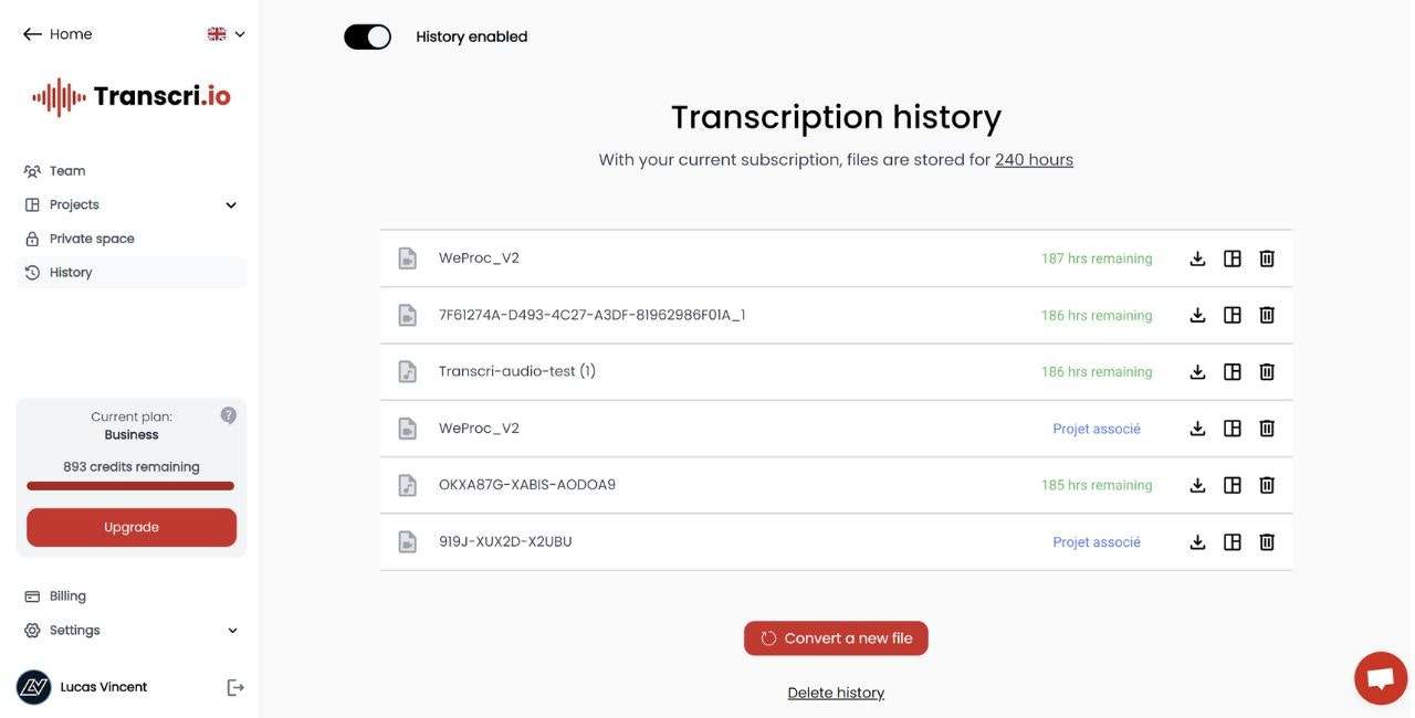 Transcri 截图
