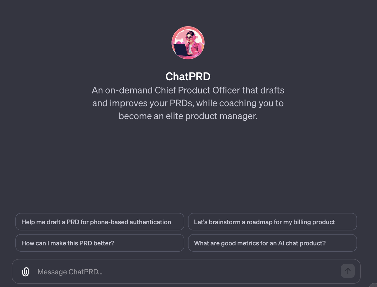 ChatPRD 截图