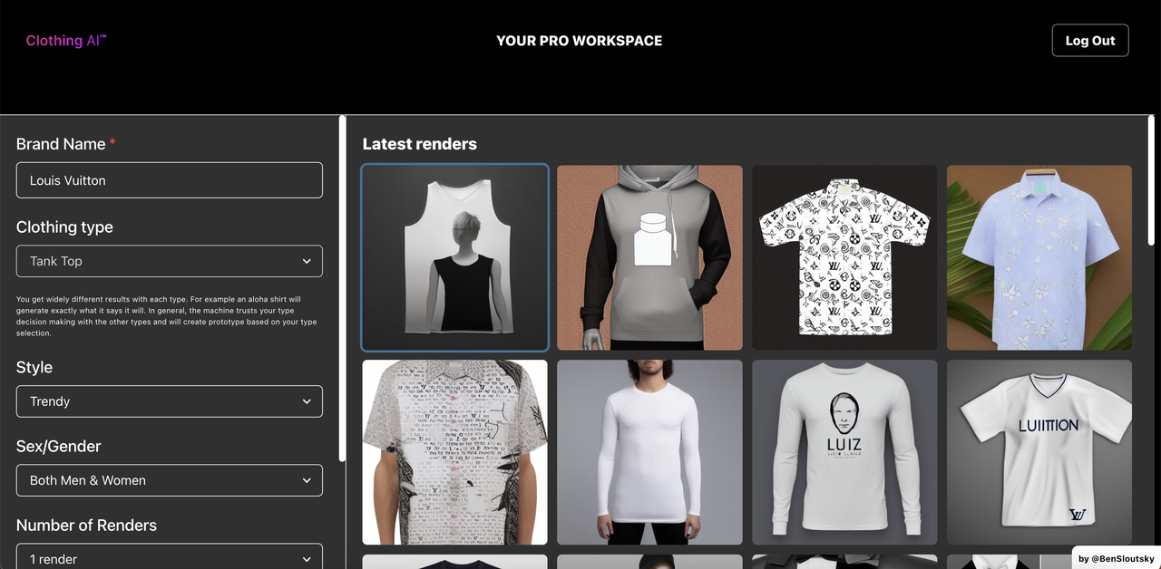 Clothing AI 截图
