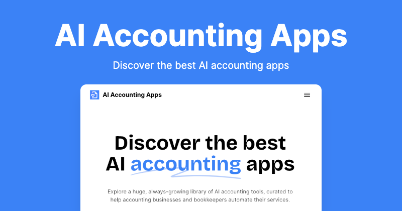 AI Accounting Apps 截图