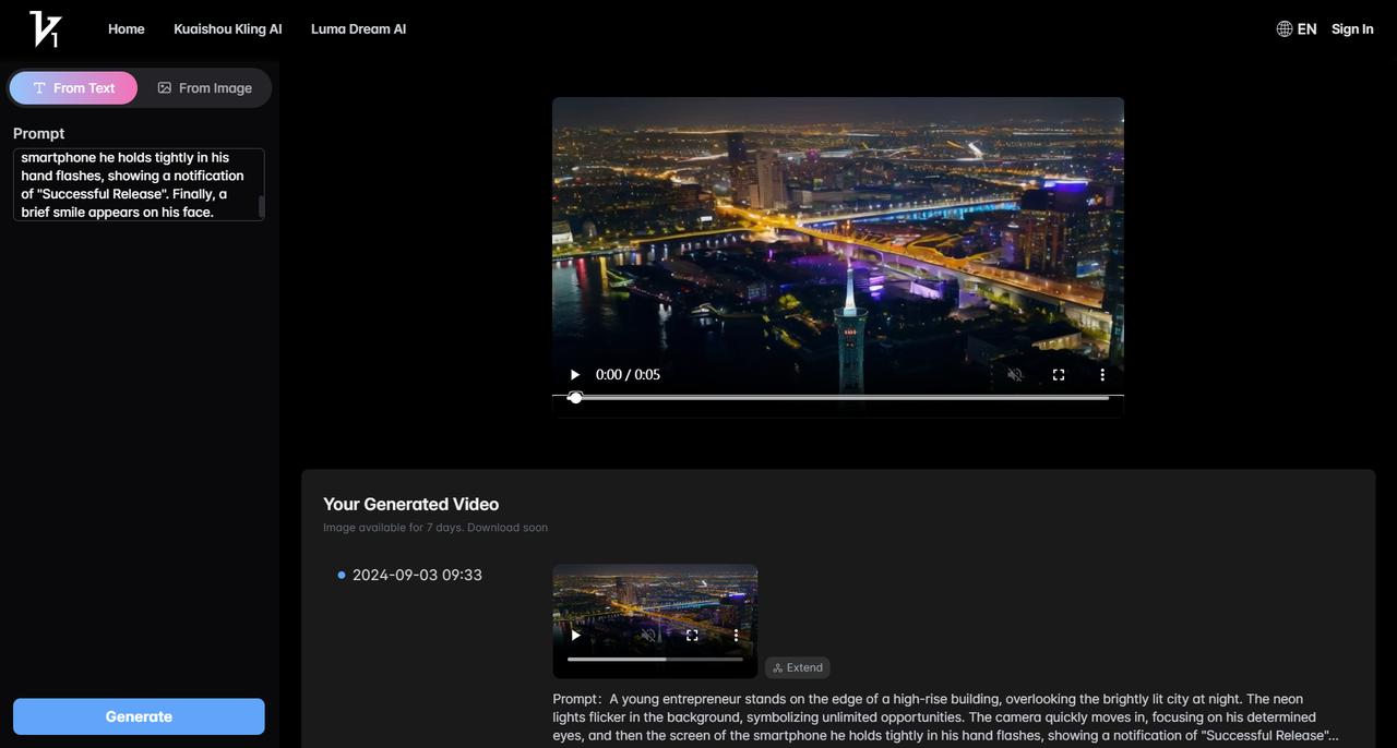 Vidful.ai 截图