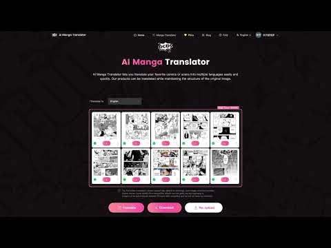 AI 漫画翻译器 截图